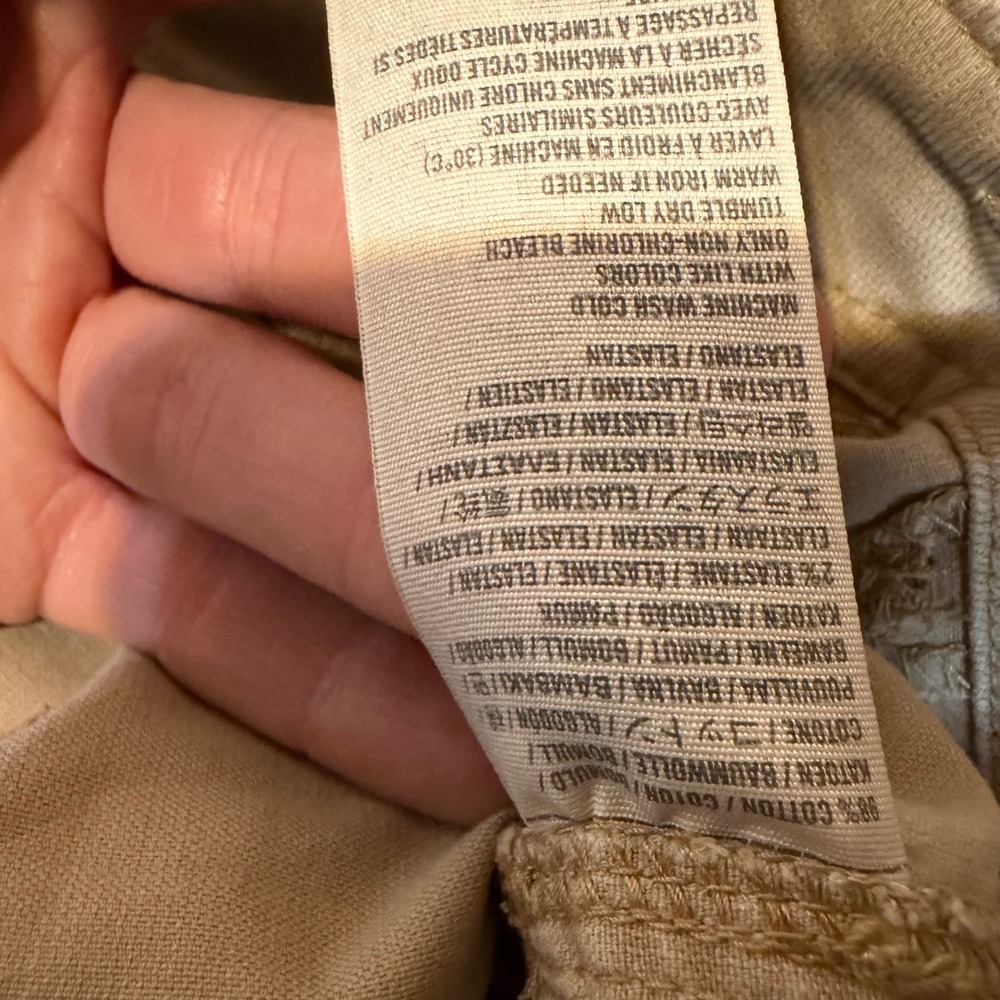 Y2k Hollister tan social stretch shorts 25 - Picture 4 of 4